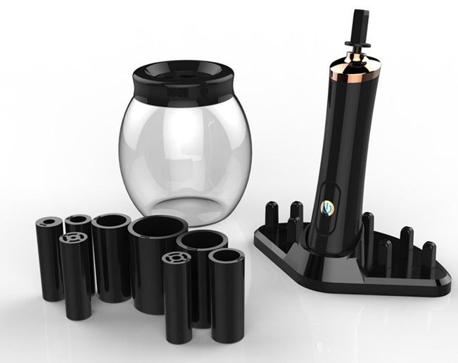 Electric brush cleaner